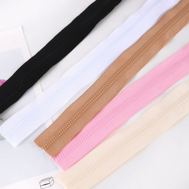 짱패브릭 GB04-3호 비슬론 롤지퍼, 1개, 아이보리