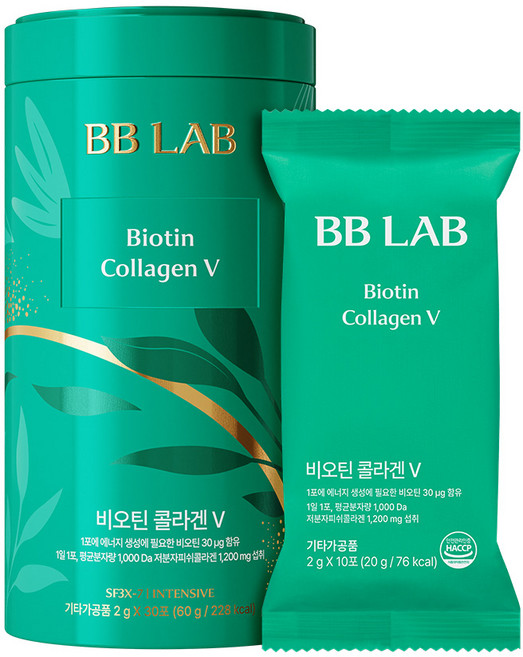 [무료배송/오늘출발] 뉴트리원 비비랩 비오틴 콜라겐 V 저분자피쉬콜라겐 상큼한 샤인머스캣맛 BBLAB 저분자 콜라겐, 1개, 40회분