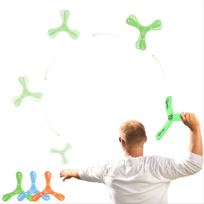 이숍 돌아오는 부메랑 3P 안전한부메랑, 블루+오렌지+그린, 1개