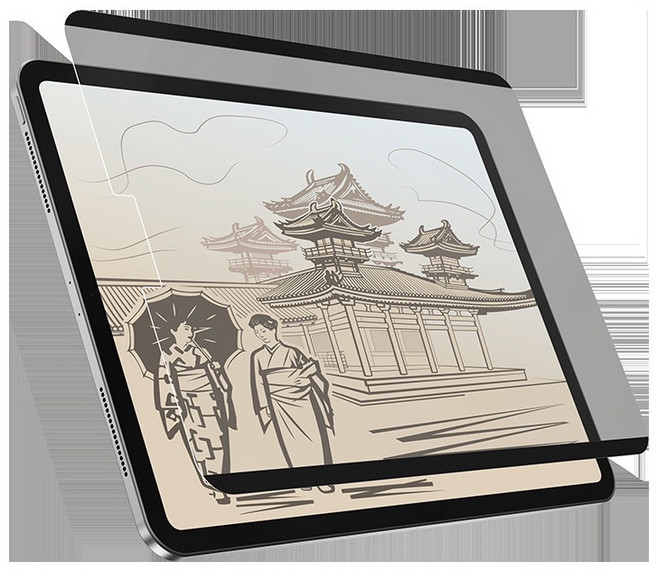Rabbit Technolog 適用iPad類紙膜 蘋果平板書寫繪畫保護貼, 磁吸類紙模 可拆卸,mini6/min7 8.3吋, 1個