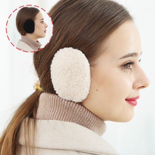 분리형귀마개 방한귀마개 겨울 이어 워머 귀마개 여성 끈없는 귀덮개(1261EA), 본상품선택, 본상품선택, 1개