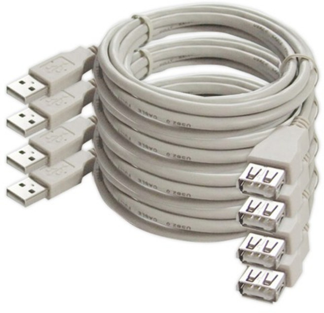 대원티엠티 USB2.0 AM-AF 연장케이블 1m DW-USBMF, 8개