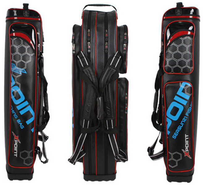 시선21 ST-S14 민물4단 민물가방 낚시삼촌, 블랙