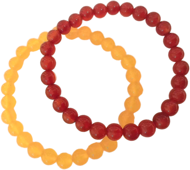 부와 열정을 담은 황마노 홍마노 팔찌 밝은 기운과 긍정의 기운을 담은 행운 데일리 팔찌