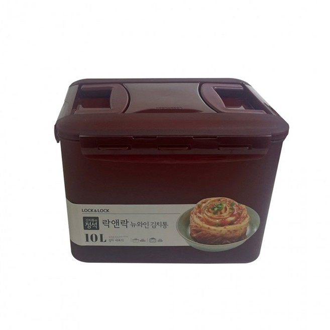 락앤락 뉴와인 김치통 10L -R 김치냉장고용 쌀통 장아찌용, 1개