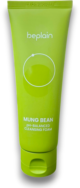 비플레인 녹두 약산성 클렌징폼 120ml 녹두폼 저자극 모공 클렌징 세안제, 1개