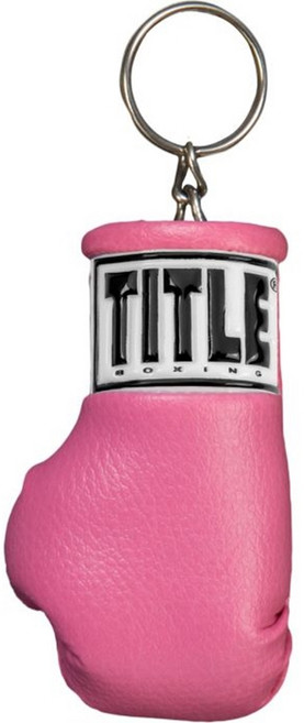 타이틀 복싱글러브 열쇠고리, 핑크