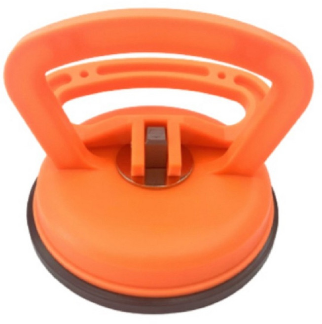 진공 유리 운반핸들 흡착기 패드 대형 오렌지, 1개