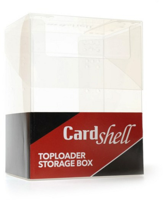 카드쉘 탑로더 보관박스, 투명, 1개