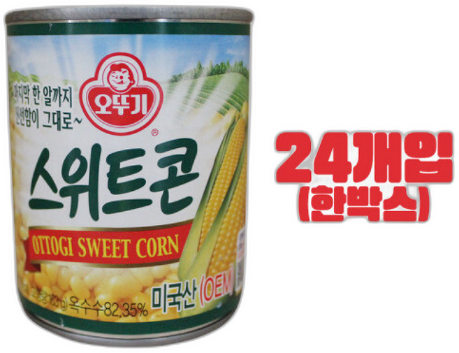 오뚜기 스위트콘, 198g, 24개