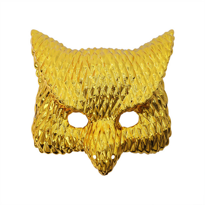 더바몰 황금 동물 가면 오징어게임 파티용품, 1개, 부엉이