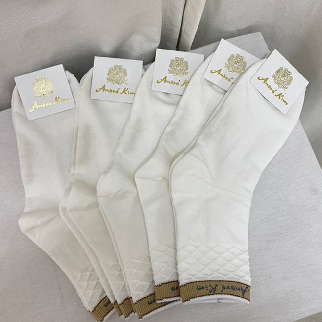 앙드레김 미끄럼방지 다이아 양말 5켤레