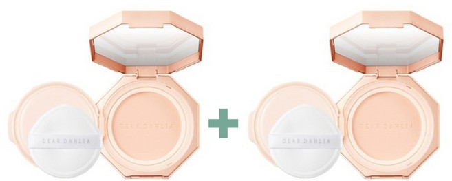 디어달리아 스킨 파라다이스 소프트 벨벳 세팅 파우더 컴팩트 10g, 1+1 라이트