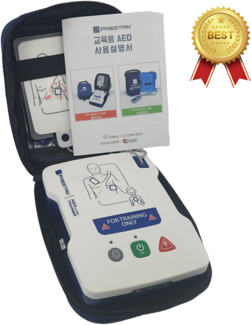 미국 프레스탄 교육용 AED 교육용제세동기 리모컨없음, 1개