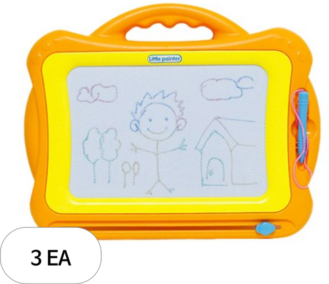 캐스비 플레이 리틀페인터 자석그림판, 랜덤 발송 3개, 3개