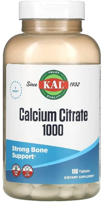KAL 구연산칼슘 1000 333mg 180정 - 쿠팡