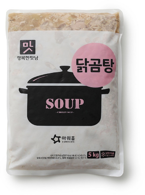 아워홈 행복한맛남 닭곰탕, 1개, 5kg