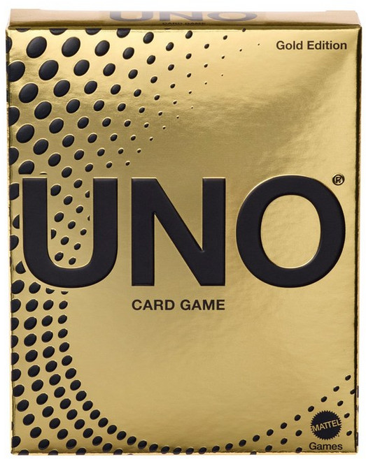 (Mattel Game) UNO GOLD EDITION JHB35 마텔 게임 우노 골드 게임 파티 상품 카드 게임