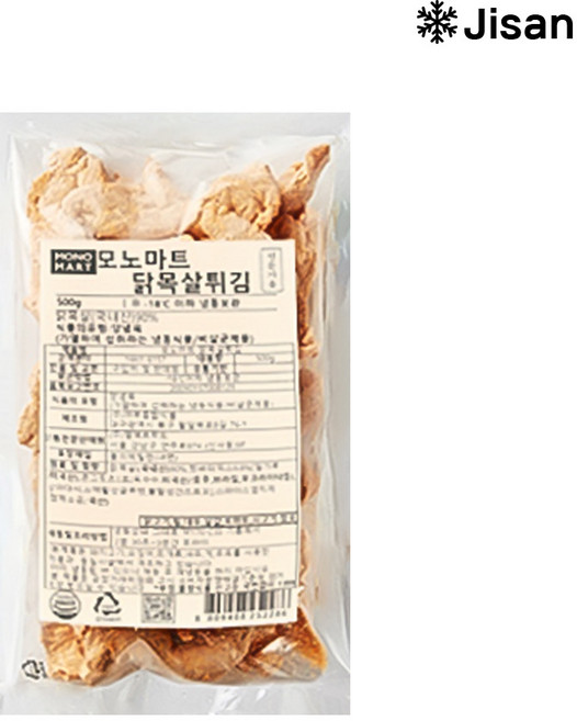 꼬독한 식감이 좋은 술안주 야식 모노마트 닭목살 튀김 500g, 1개