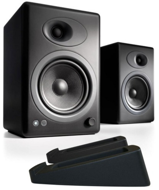 오디오엔진 A5+ BT 무선 블루투스 스피커 검정 + 스탠드 DS2