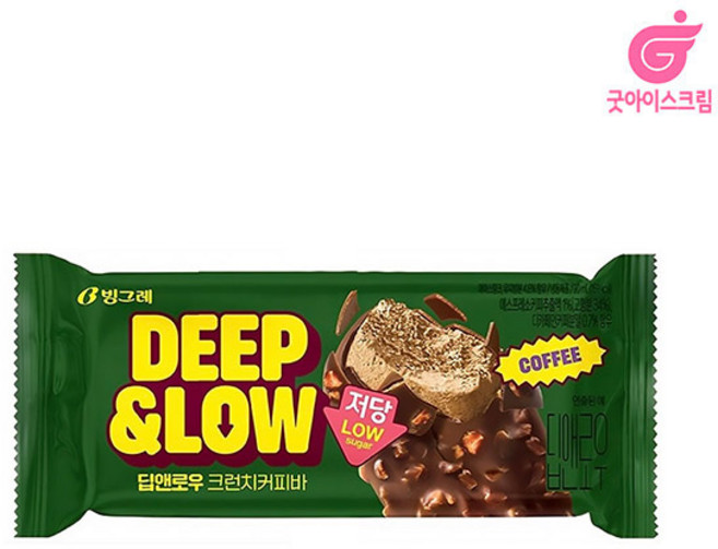딥앤로우 저당 크런치커피바, 90ml, 10개