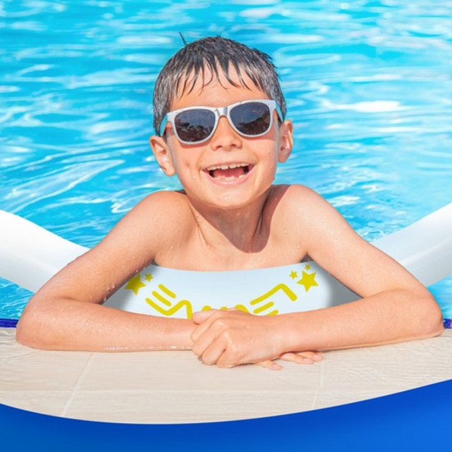 런웨이브 꿈틀이 물놀이 막대 튜브, 화이트, 1개