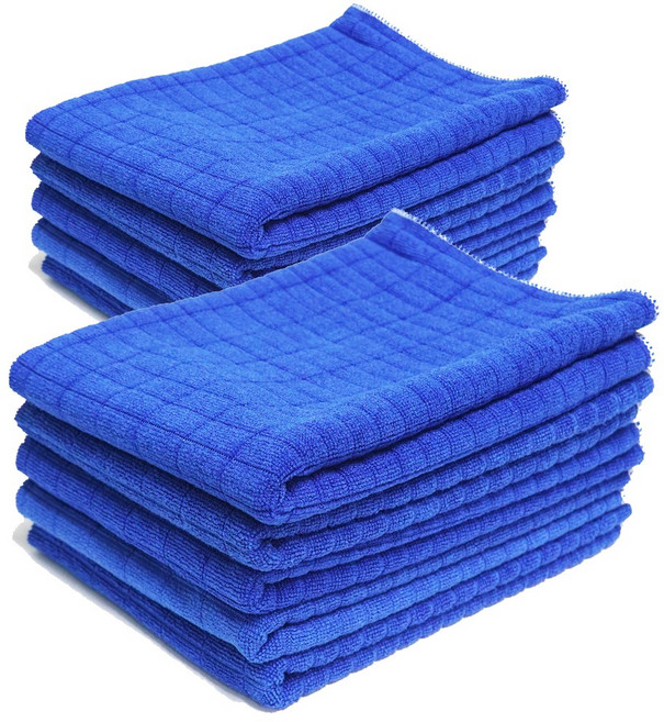 미소진몰 바둑 고중량 극세사 손걸레 40x60, 10개