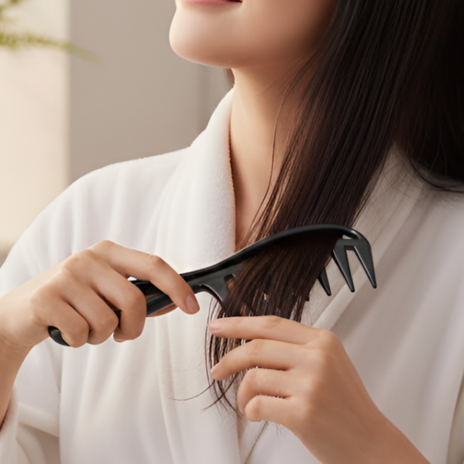 노바앤코 엉킴방지 스타일링 일자빗, 3개, 블랙