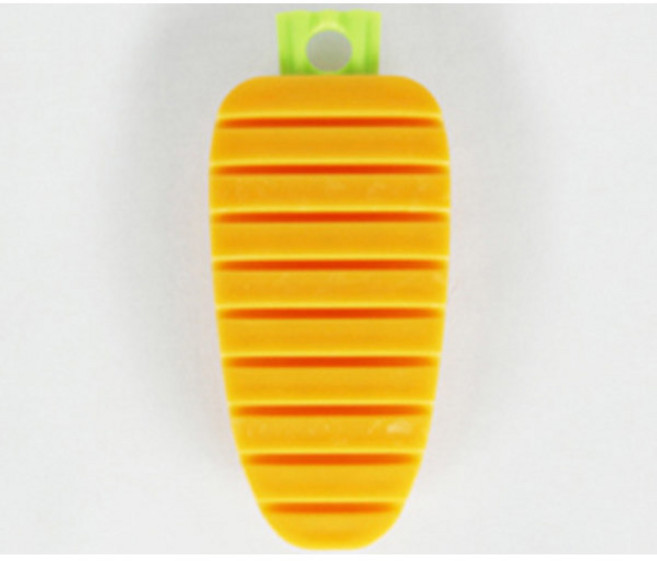 일본 코쿠보 당근 모양 주방솔 다용도 세척 브러쉬, 혼합색상, 1개