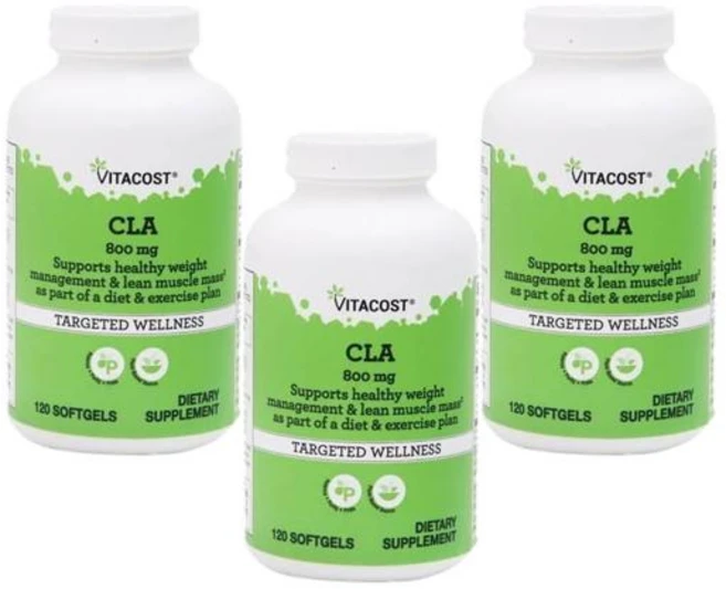 비타코스트 CLA 800mg 소프트젤 120정, 3개 - 쿠팡