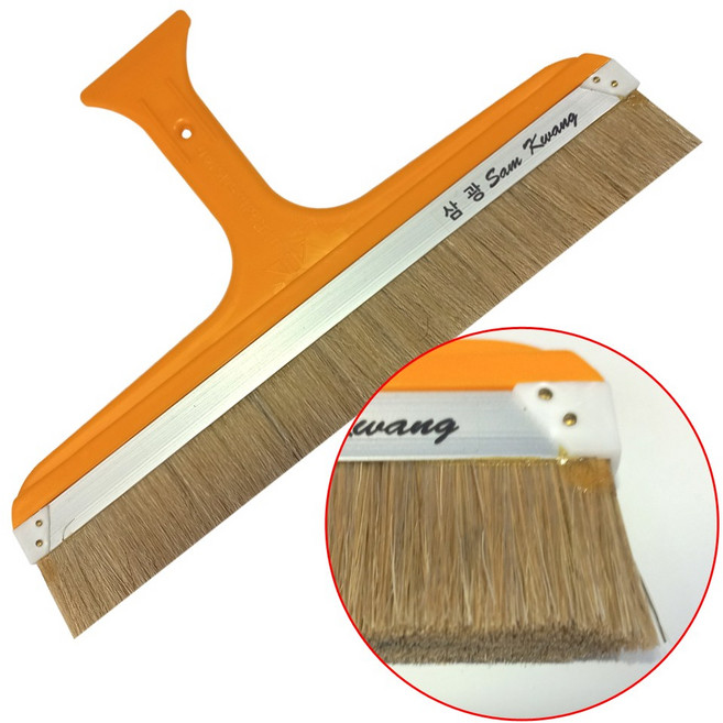 도배붓 삼광 빡솔 빡빡풀솔 9/12인치 브러쉬 붓 도배공구, 삼광 빡솔 9인치