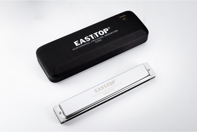 EASTTOP T2403 2.0 이스트탑 트레몰로 하모니카 24홀 D D# E F F# G G# A A# B 특수키, 1개