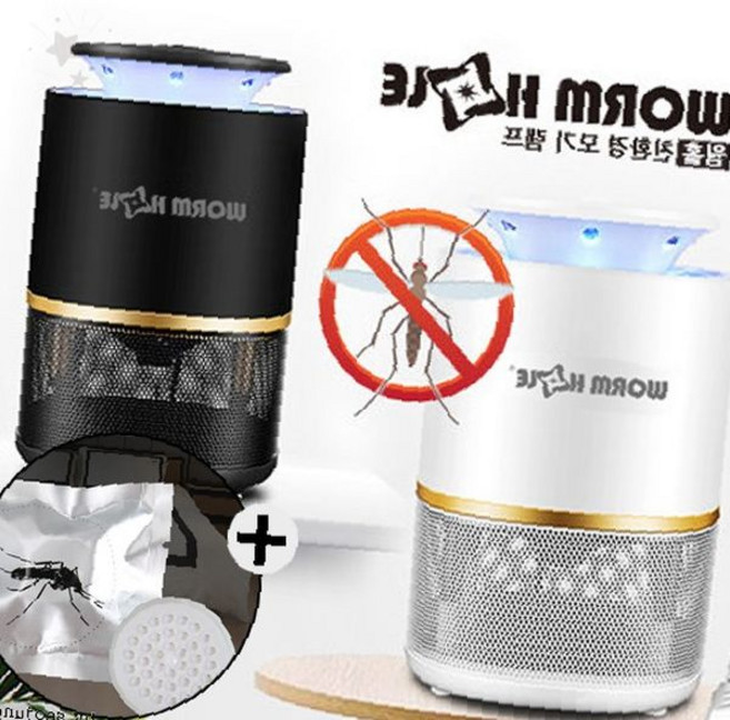 광촉매 이산화탄소 유인 흡입 방식 날벌레 포획 장치 거실 침실 사무실 조용한, 02.방수모기포충기-화이트
