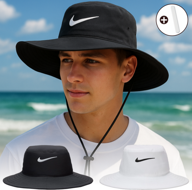 (국내매장 정품) 나이키 빅사이즈 골프 등산 캠핑 자외선 차단 버킷햇 모자 ms0025 (오염방지 패드 지급)