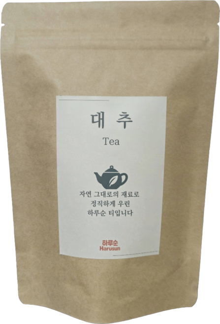 국산 대추차 PLA삼각티백, 1g, 1개, 50개입