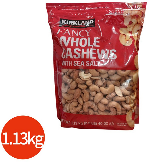 커클랜드 시그니처 가염 캐슈, 1.13kg, 1개