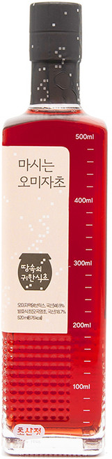 초산정 마시는 오미자초 520ml(520mlx1병), 520ml, 1개