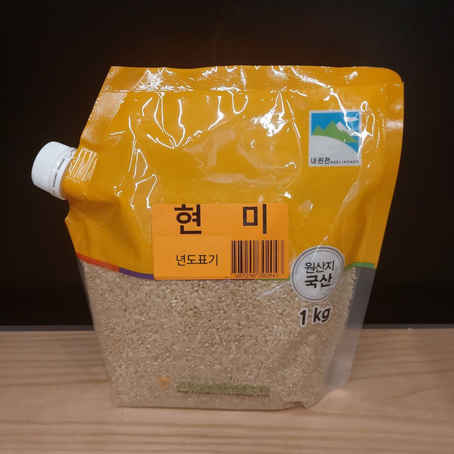 기린농협 강원도 인제 내린천 국산 현미, 1개, 1kg