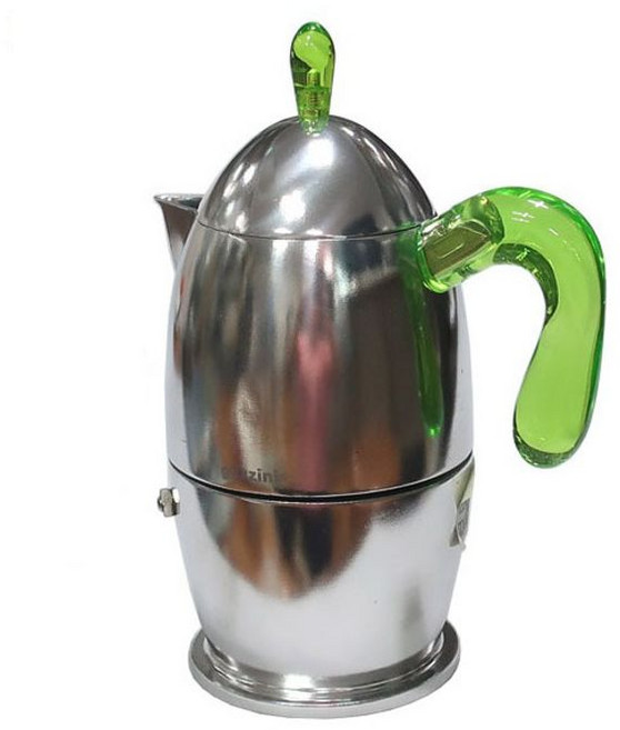 구찌니 커피 메이커 수증기 증류 커피 포트 그린, 본상품