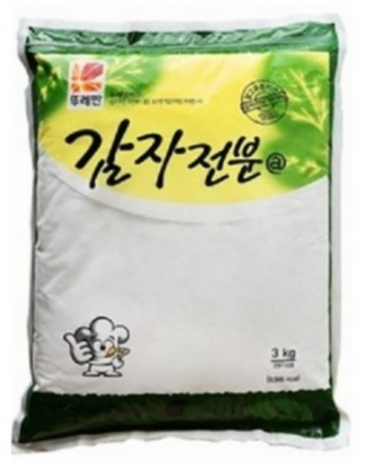 [뚜레반]감자전분 가루 99.9%, 4개, 3kg