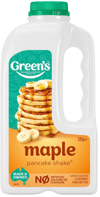 호주 그린스 메이플 팬케이크 믹스 Green's Maple Pancake Mix, 1개, 325g