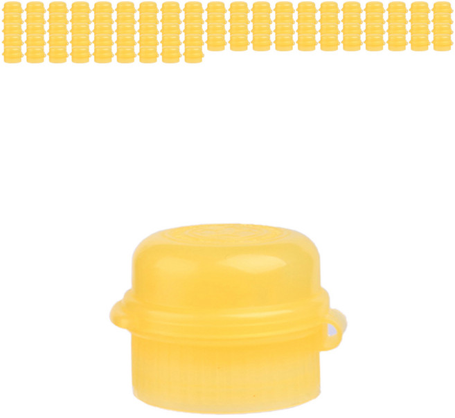 가인글로벌 코벤트캡 참기름병 마개 기름병 뚜껑 캡, 90개, 노랑