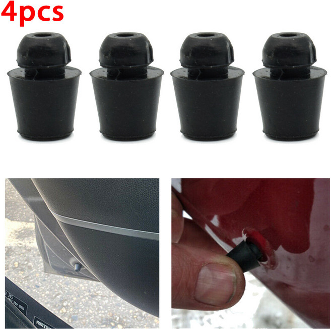 범용 자동차 문짝 댐퍼 버퍼 패드 커버 고무 스톱 현대 방음 소음 도장 완충기 4 개