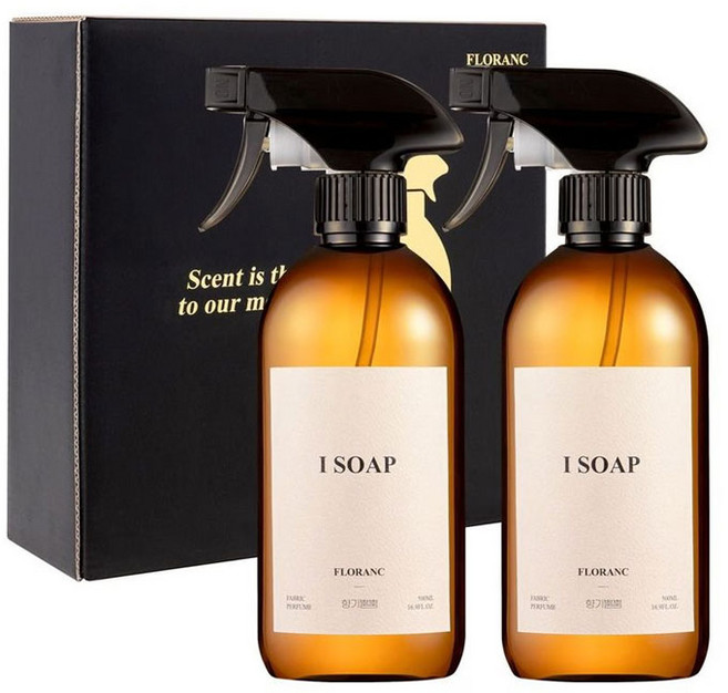 플로랑 섬유향수 탈취제 드레스퍼퓸 선물세트, 2개, 500ml