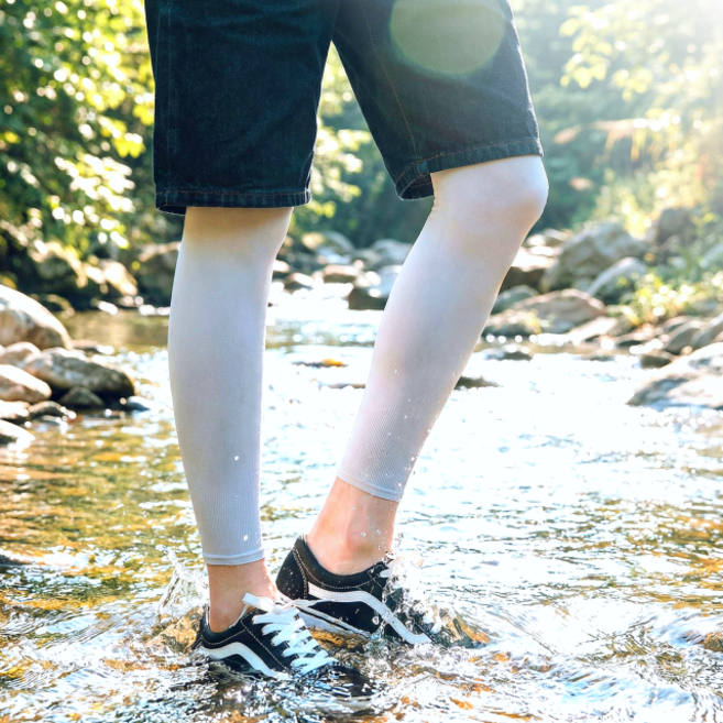 한스터프 남자 다리토시 종아리쿨토시 무릎쿨토시, 그레이(본품만), 1개