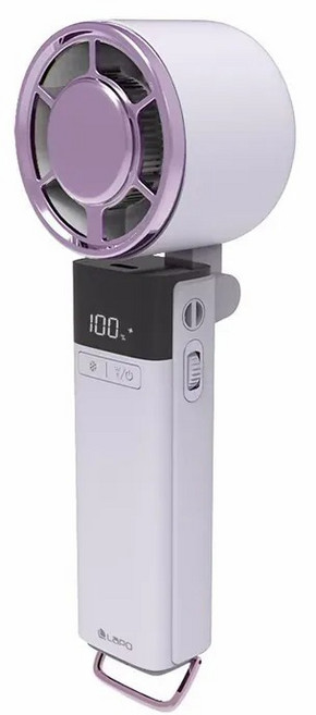 LaPo 沁冷多功能三用風扇 LF-03 涼感風扇, 紫色