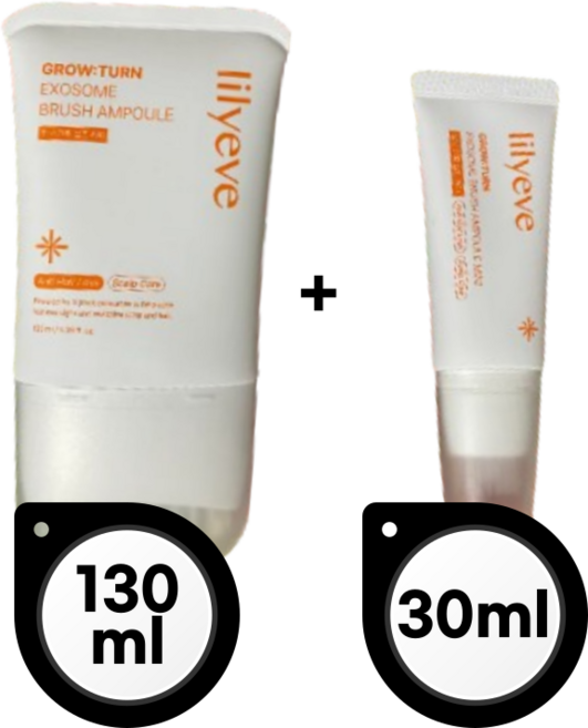 릴리이브 그로우턴 앰플 기획 본품+리필 탈모 완화 앰플, 1개, 160ml