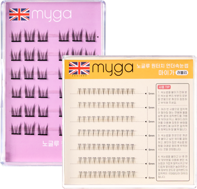 마이가 노글루 가닥속눈썹, 1개, 래빗러블리