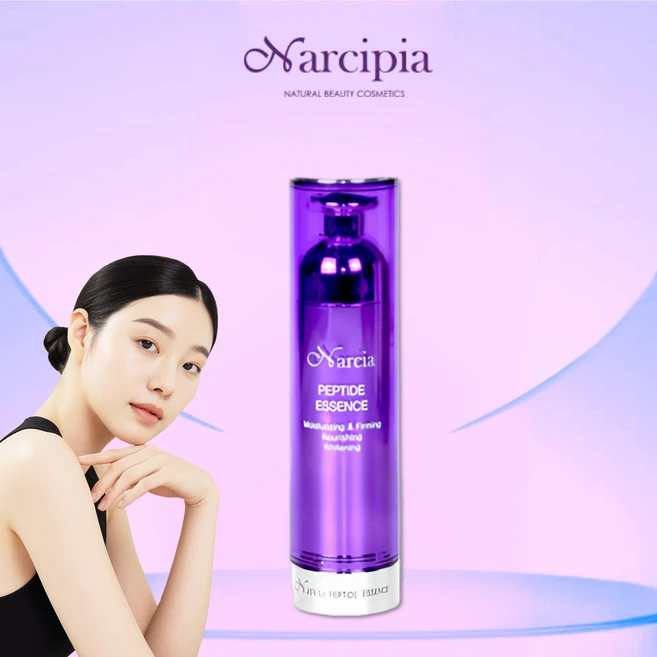 나르시피아 미백기능성 펩타이드 에센스 저자극 유수분밸런스조절 피부톤업 피부윤기 피부탄력, 50ml, 1개 - 쿠팡