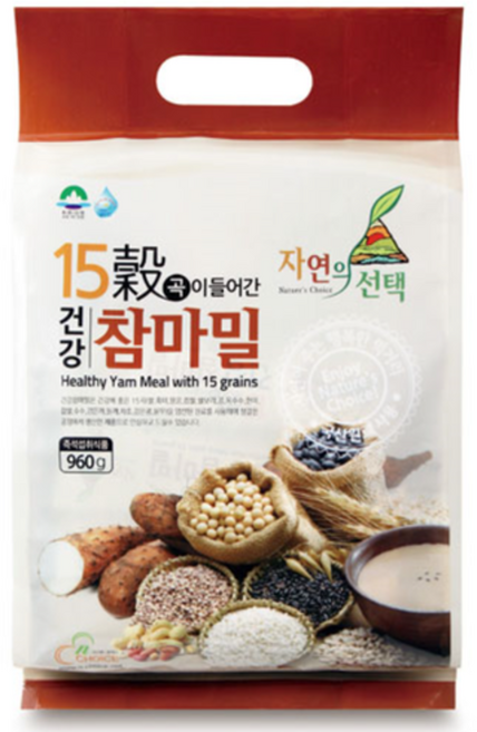 (주)엔초이스 15곡이 들어간 건강참마밀 소포장 스틱 960g 30g*32개입, 64개